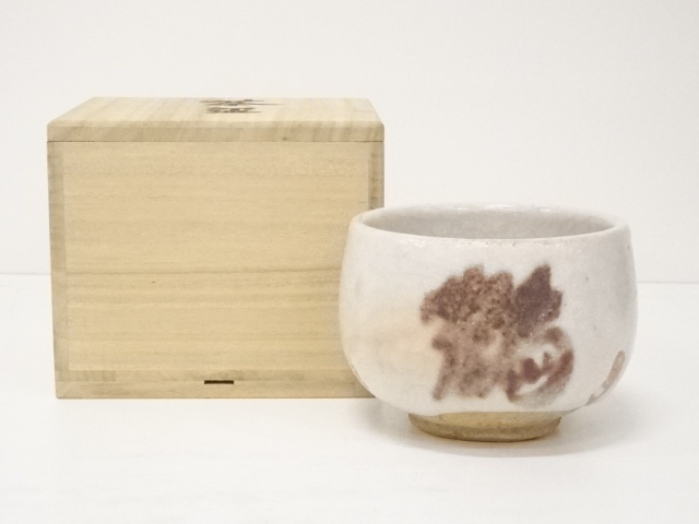 JAPANESE TEA CEREMONY / SHINO CHAWAN(TEA BOWL) / ARTISAN WORK